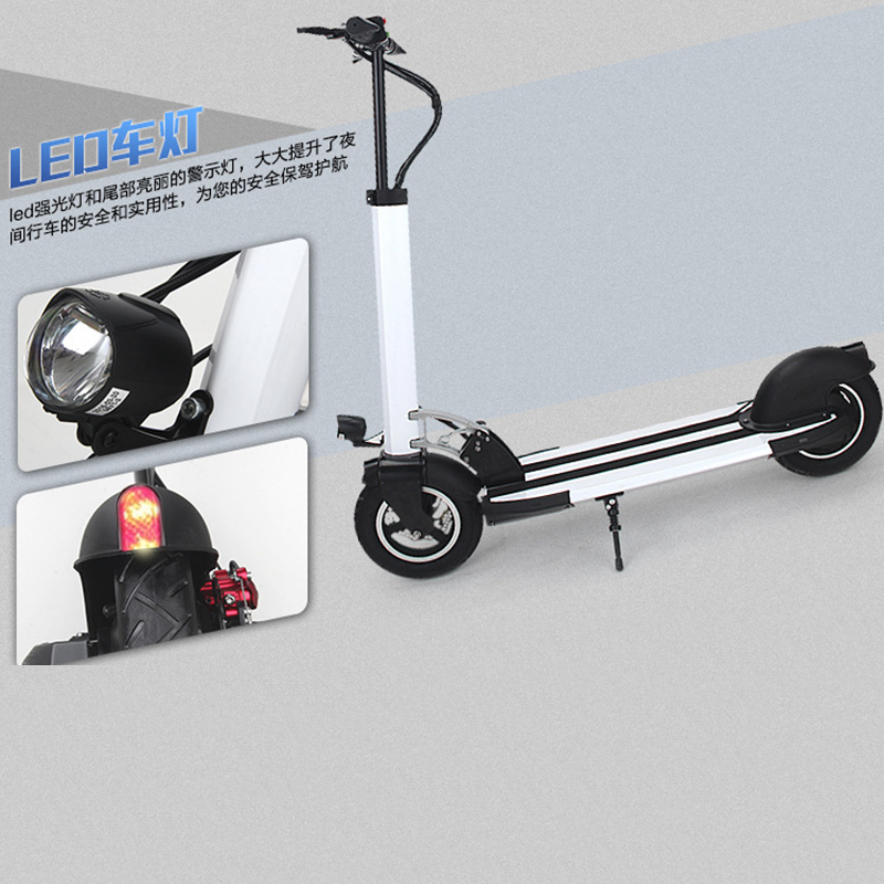 Folding electric scooter